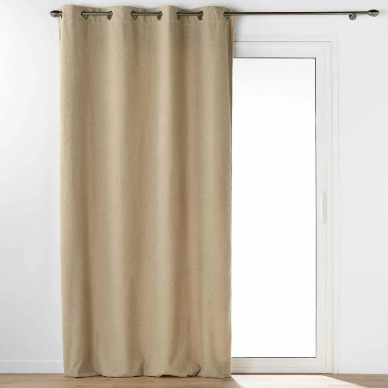 Rideau|DOUCEUR D'INTERIEUR Rideau bouclette (140 x 240 cm) Wooly Beige