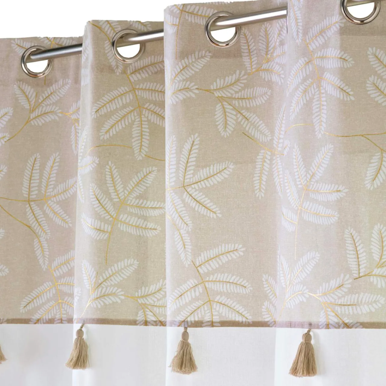 Rideau|douceur d'intu017drieur Rideau coton (140 x 240 cm) Altéa Beige