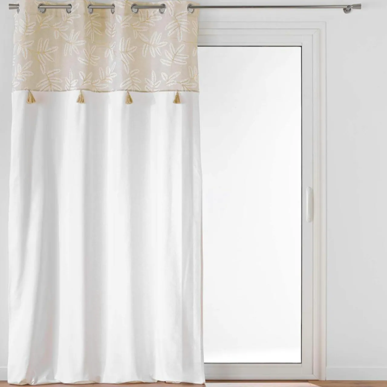 Rideau|douceur d'intu017drieur Rideau coton (140 x 240 cm) Altéa Beige