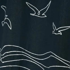 Rideau|STOF Rideau coton (140 x 260 cm) Bordemer Bleu marine