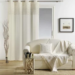 Rideau|DOUCEUR D'INTERIEUR Rideau coton (140 x 240 cm) Golden Sunset Or