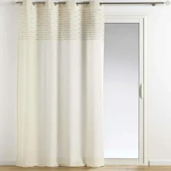 Rideau|DOUCEUR D'INTERIEUR Rideau coton (140 x 240 cm) Golden Sunset Or