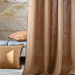 Rideau|STOF Rideau coton (140 x 260 cm) Helios Camel