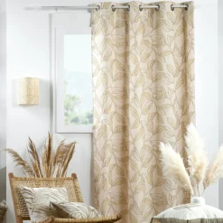 Rideau|STOF Rideau coton (140 x 260 cm) Hemera Taupe