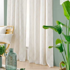 Rideau|douceur d'intu017drieur Rideau coton (140 x 240 cm) Maho Blanc