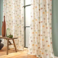 Rideau|douceur d'intu017drieur Rideau coton (140 x 280 cm) Palmelia Beige