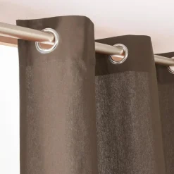 Rideau|EMINZA Rideau coton (140 x 260 cm) Pixel Taupe