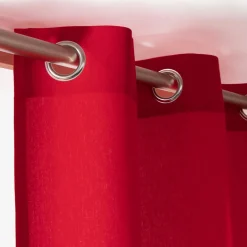Rideau|EMINZA Rideau coton (140 x 260 cm) Pixel Rouge
