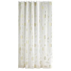 Accessoire Salle De Bain|Rideau De Douche|douceur d'intu017drieur Rideau de douche à anneaux (180 x 200 cm) Joya Blanc