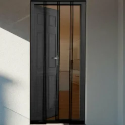 Moustiquaire|LUANCE Rideau de porte moustiquaire (H230 x L100 cm) Noir