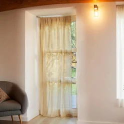 Rideau|LUANCE Rideau de porte tissé (135 x 225 cm) Natural Taupe