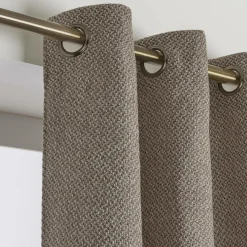 Rideau|EMINZA Rideau effet chiné (180 x 260 cm) James galet Gris