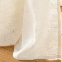 Rideau|douceur d'intu017drieur Rideau effet lin tissé (140 x 260 cm) Logan Ecru