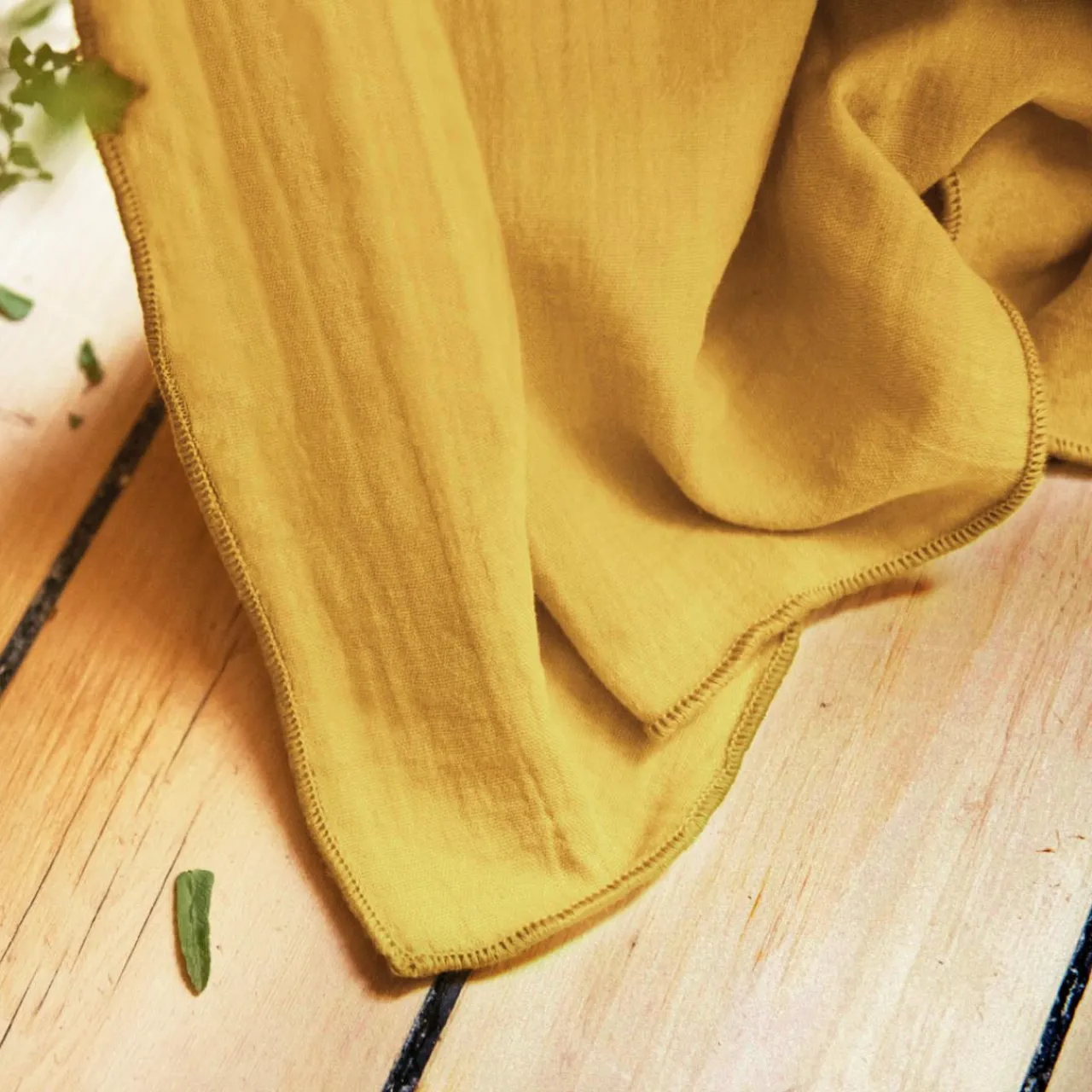 Rideau|EMINZA Rideau gaze de coton galon fronceur (140 x 240 cm) Gaïa Jaune safran