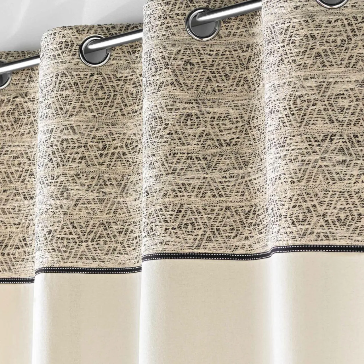 Rideau|douceur d'intu017drieur Rideau œillets (140 x 240 cm) Camalia Ecru