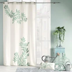 Rideau|douceur d'intu017drieur Rideau œillets (140 x 260 cm) Nymphea Vert menthe