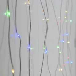 Guirlande Lumineuse Grand Format|Guirlande Lumineuse|KOOPMAN Rideau lumineux H1,90 m L1,90 m 400 Micro LED Multicolore