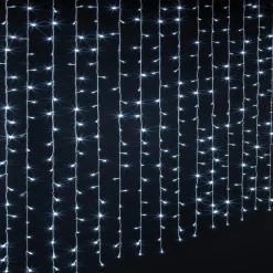 Guirlande Lumineuse Grand Format|Guirlande Lumineuse|Feeric Lights & Christmas Rideau lumineux H2 m L2 m 400 LED Blanc froid