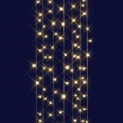 Guirlande Lumineuse|BLACHERE Rideau lumineux interconnectable H2 m L2 m 96 LED Flash Blanc chaud