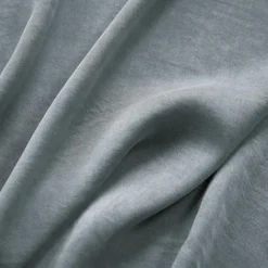 Rideau|EMINZA Rideau lyocell Tencel™ ajustable (140 x max 270 cm) Olivia stone Bleu