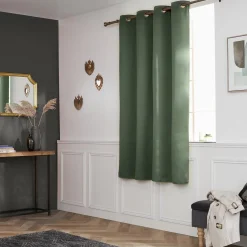 Rideau|EMINZA Rideau obscurcissant (140 x 180 cm) Dark Vert romarin