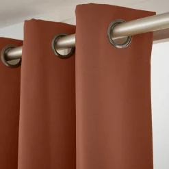 Rideau|EMINZA Rideau obscurcissant (180 x 260 cm) Dark Terracotta