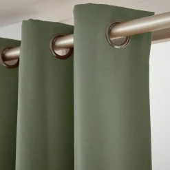 Rideau|EMINZA Rideau obscurcissant (140 x 260 cm) Dark Vert kaki