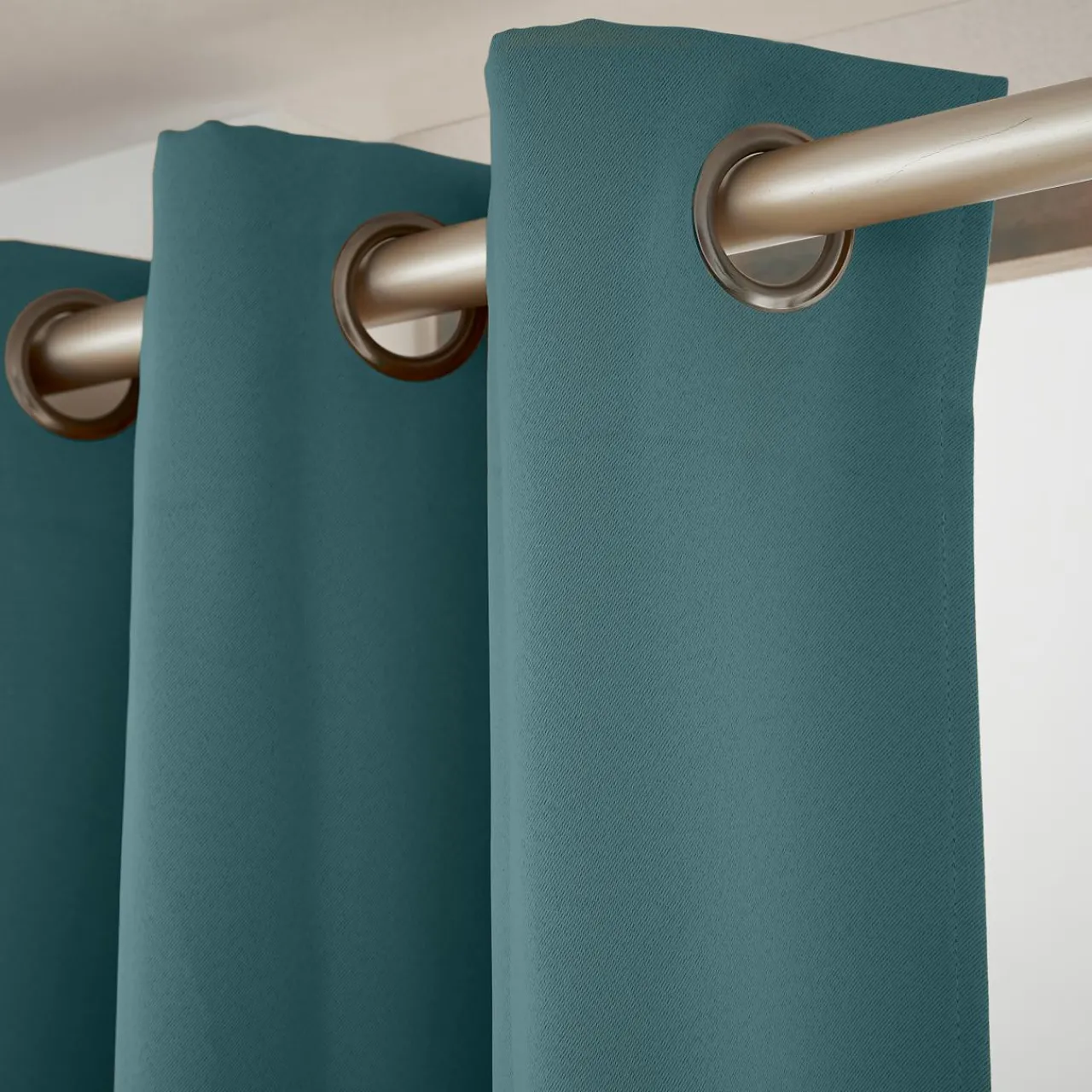 Rideau|EMINZA Rideau obscurcissant (140 x 180 cm) Dark Bleu canard