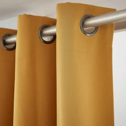 Rideau|EMINZA Rideau obscurcissant (180 x 260 cm) Dark Jaune moutarde