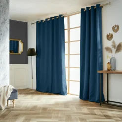 Rideau|EMINZA Rideau obscurcissant (180 x 260 cm) Dark Bleu pétrole