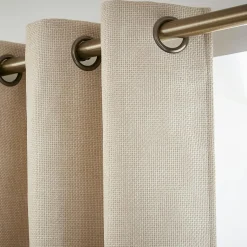 Rideau Thermique|Rideau|EMINZA Rideau obscurcissant thermique (140 x 240 cm) Alba grège Beige