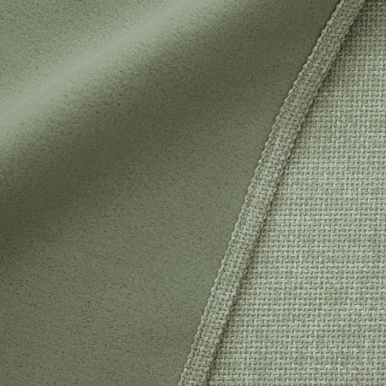 Rideau Thermique|Rideau|EMINZA Rideau obscurcissant thermique galon fronceur (180 x 260 cm) Alba Vert romarin