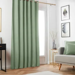Rideau|EMINZA Rideau obscurcissant thermique (180 x 260 cm) Minuit Vert kaki