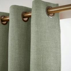 Rideau Thermique|Rideau|EMINZA Rideau obscurcissant thermique (140 x 280 cm) Alba Vert romarin