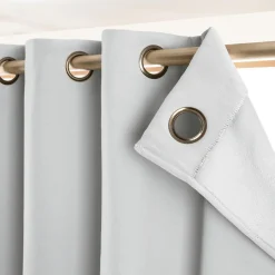 Rideau Thermique|Rideau|EMINZA Rideau obscurcissant thermique (140 x 280 cm) Calore Gris clair