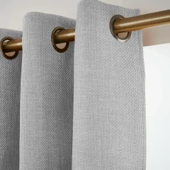 Rideau Thermique|Rideau|EMINZA Rideau obscurcissant thermique (280 x 240 cm) Alba Gris