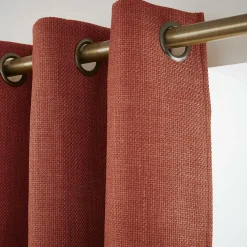 Rideau Thermique|Rideau|EMINZA Rideau obscurcissant thermique (280 x 240 cm) Alba Terracotta
