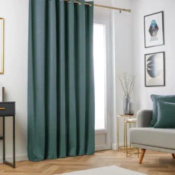 Rideau|EMINZA Rideau obscurcissant thermique (140 x 240 cm) Minuit Gris bleu