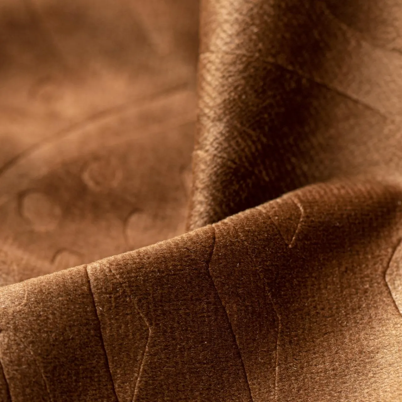 Rideau|EMINZA Rideau obscurcissant velours (180 x 260 cm) Fern Camel