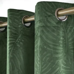 Rideau|EMINZA Rideau obscurcissant velours (140 x 280 cm) Fern Vert romarin