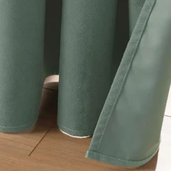 Rideau|douceur d'intu017drieur Rideau occultant velours (140 x 260 cm) Olympe Vert kaki