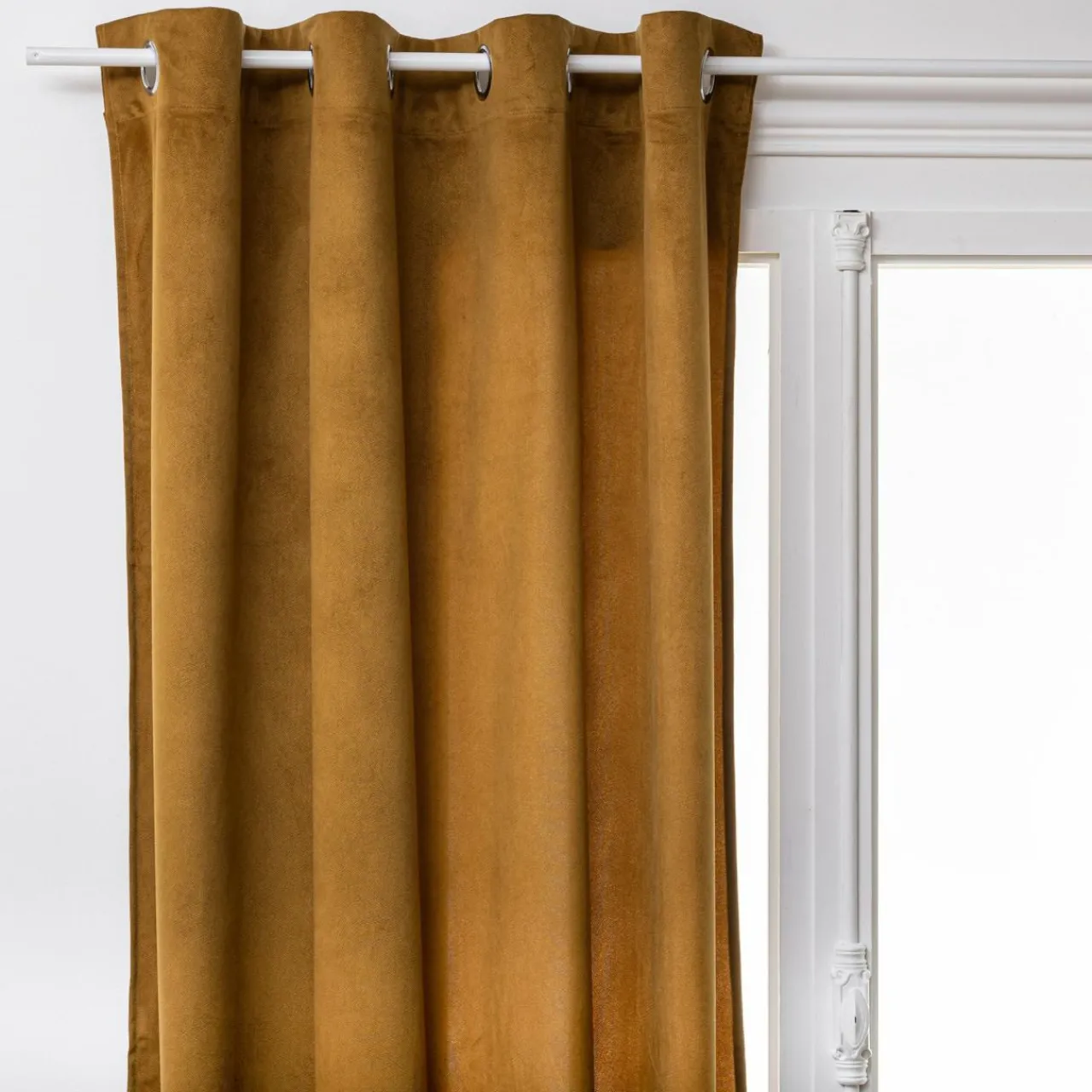 Rideau|ATMOSPHERA Rideau oeillets (140 x 260 cm) Lilou mordoré Marron