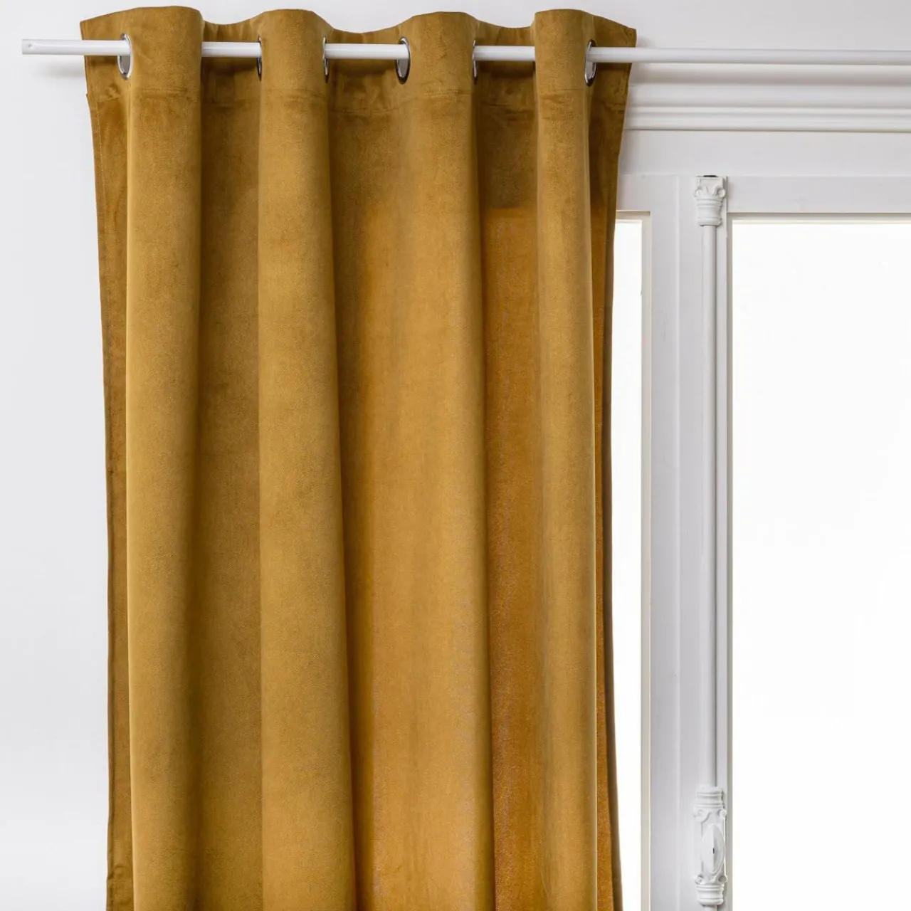 Rideau|ATMOSPHERA Rideau oeillets (140 x 260 cm) Lilou mordoré Marron