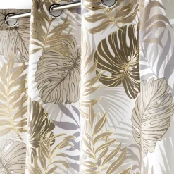 Rideau|DOUCEUR D'INTERIEUR Rideau oeillets (140 x 260 cm) Mogador Beige