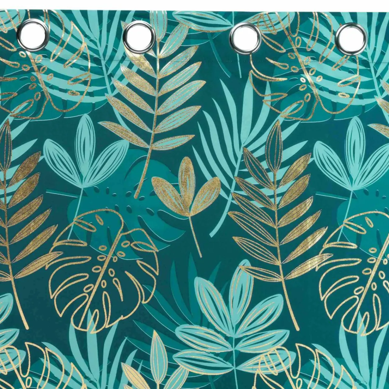 Rideau|DOUCEUR D'INTERIEUR Rideau oeillets (140 x 260 cm) Ornella Vert émeraude