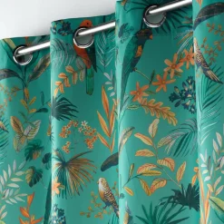 Rideau|DOUCEUR D'INTERIEUR Rideau oeillets (140 x 260 cm) Panis Bleu