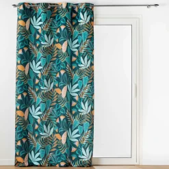 Rideau|DOUCEUR D'INTERIEUR Rideau oeillets (140 x 280 cm) Tilda Vert