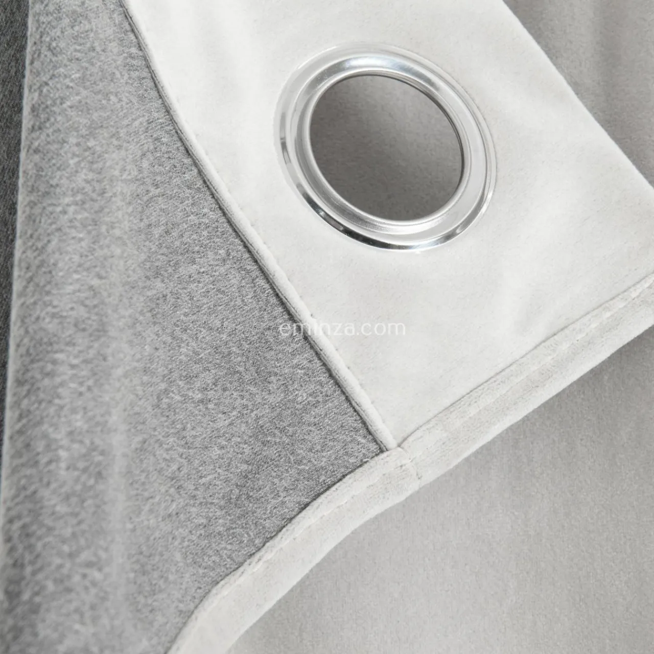 Rideau|ATMOSPHERA Rideau oeillets (140 X 260 cm) Velours Ivoire