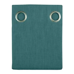 Rideau|LOVELY CASA Rideau oeillets (140 x H260 cm) Béa Bleu canard