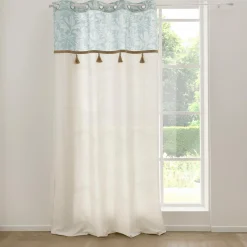 Rideau|douceur d'intu017drieur Rideau polycoton (140 x 240 cm) Hera Bleu